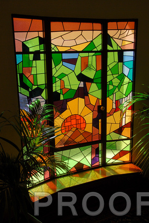 Staircase Stainglass
