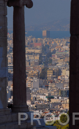 Modern Athens in the Distance