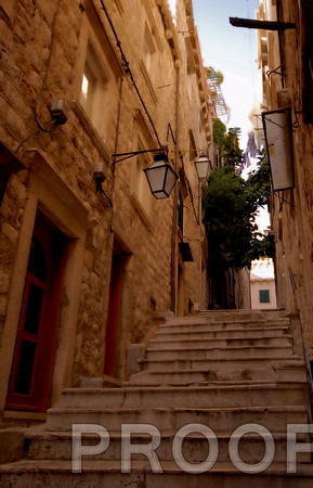 Walkway along the old city