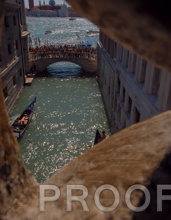 View from the Bridge of Sighs