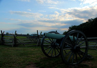 Confederate lines from Picketts' Charge