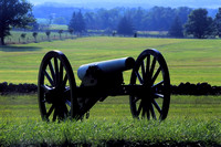 Confederate cannon lines
