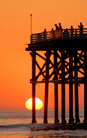 Sunset at Crystal Pier